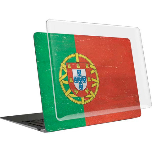 Portugal Flag Distressed MacBook Air 15in (2023-2025) Case plus Skin